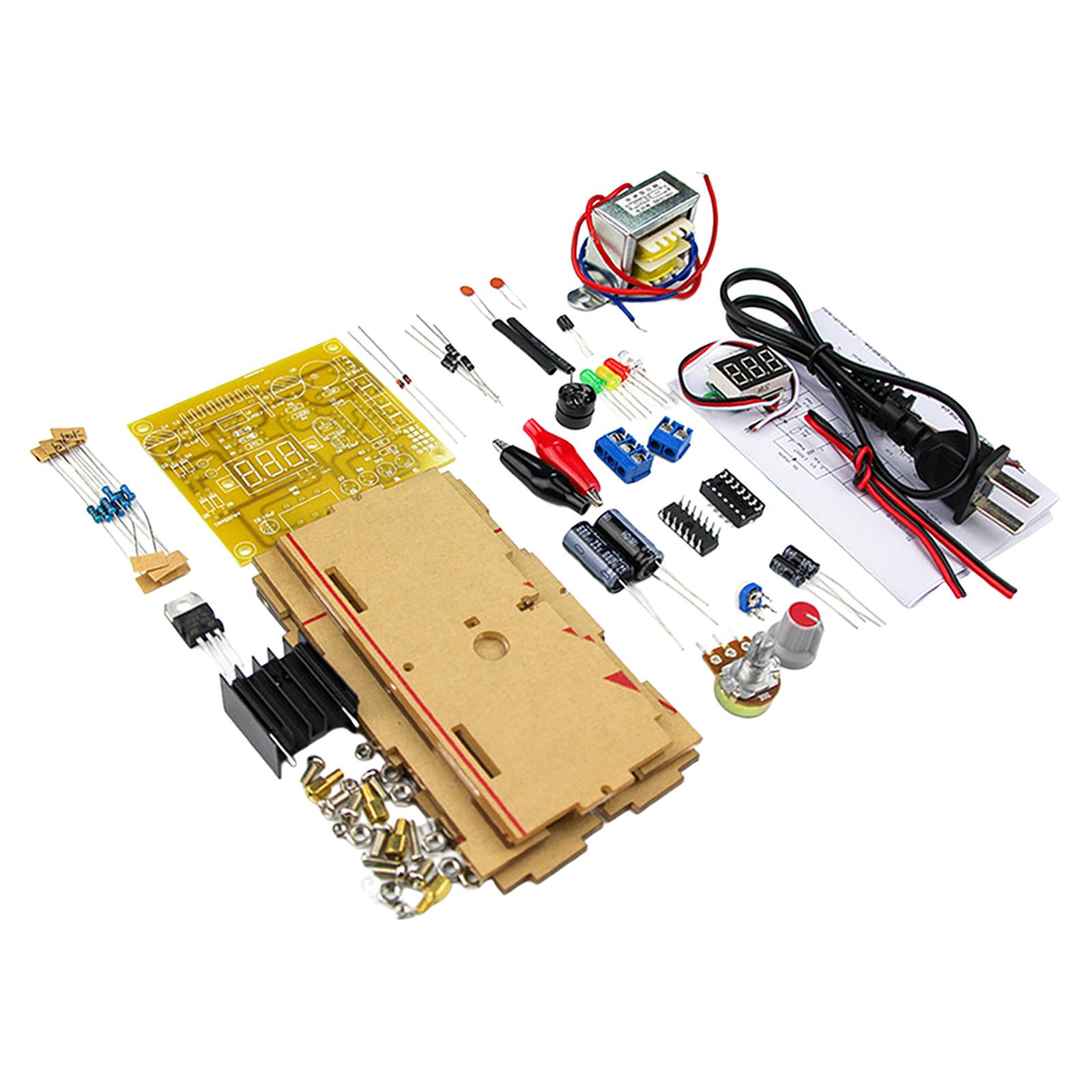 Diy Electronics Workshop - لوحة إمداد طاقة قابلة للتعديل LM317،