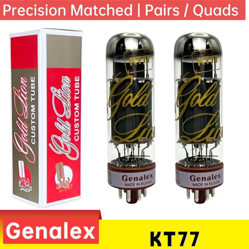 Diy Electronic - أنبوب تفريغ GOLD LION KT77 للصوت