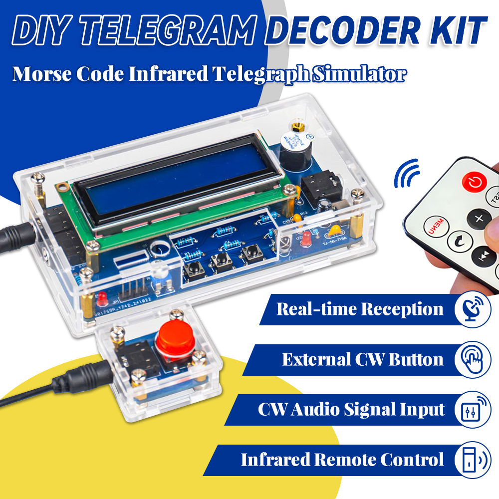 R/Diy Electronics - فك تشفير التلغراف DIY مع مجموعة