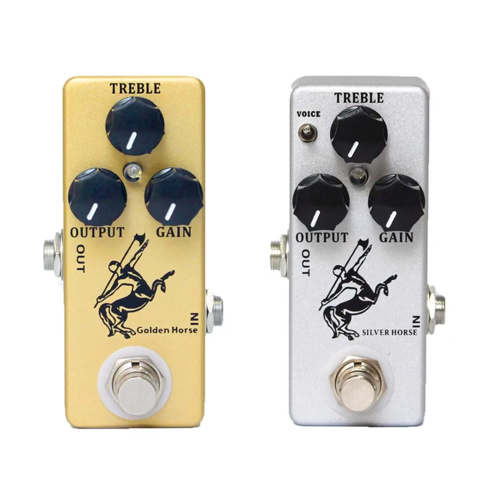 Diy Guitar Electronics - دواسة تأثير MOSKY-Overdrive ، ذهبية ،