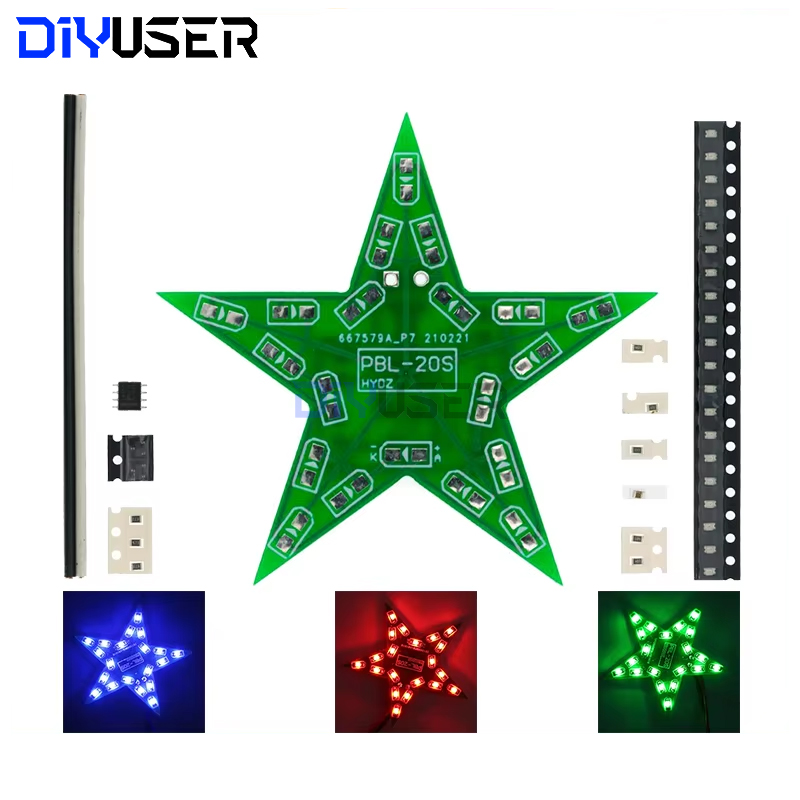 Diy Electronics News - تدريب الطلاب DIY Kit الخماسية نجمة