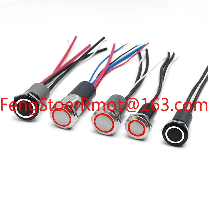 Diy Marine Electronics - مفتاح ضغط إلكتروني LED حلقي قابل