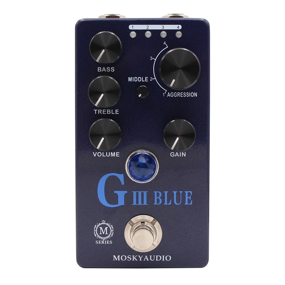 Diy Guitar Electronics - دواسة تأثير Mosky G III BLUE