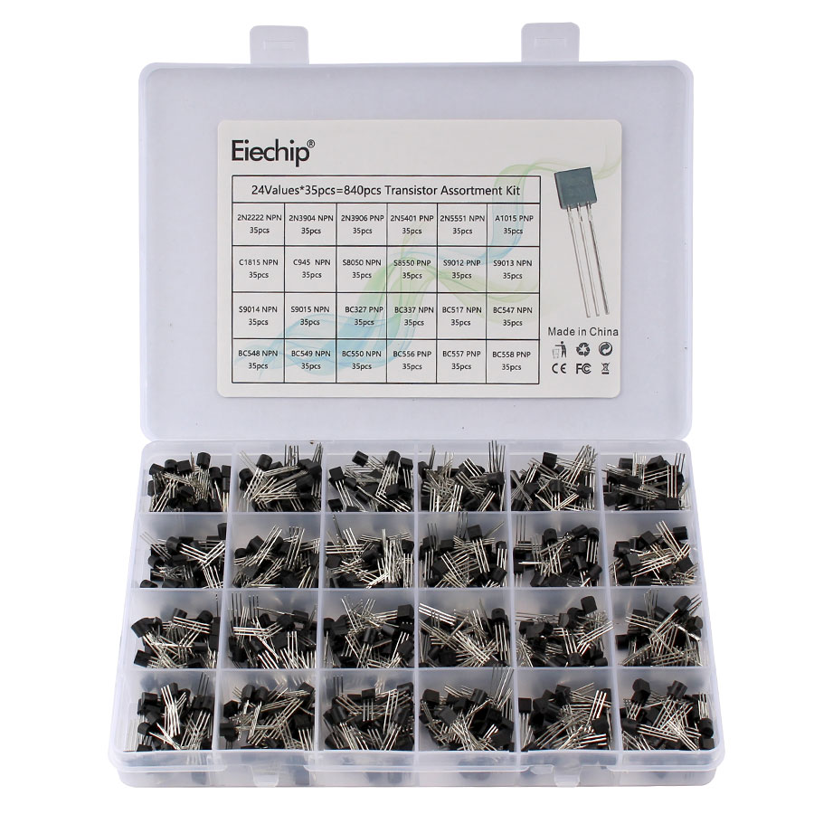 Mosfet Transistor Set - 200-900 قطعة TO-92 مجموعة الترانزستور صندوق