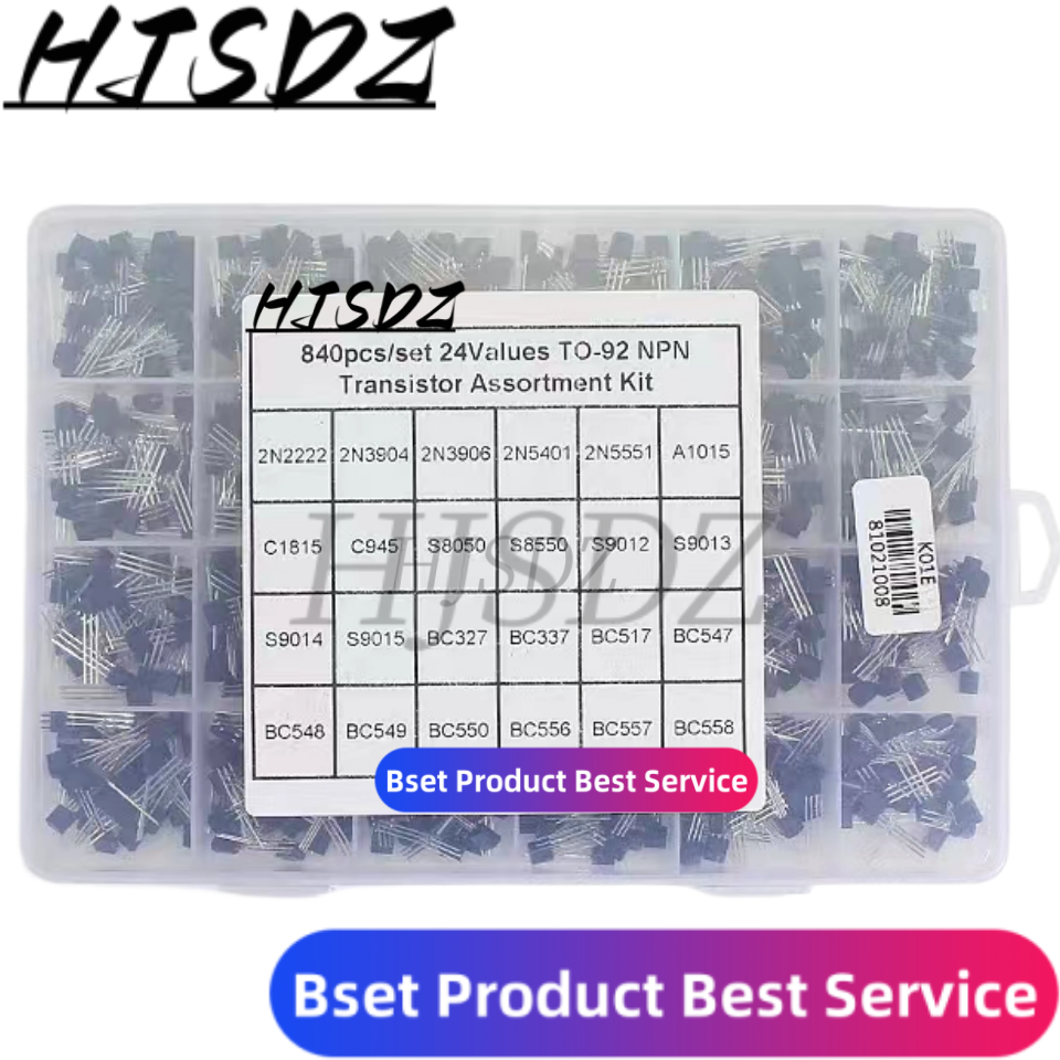 Mosfet Transistor Set - 480-900 قطعة TO-92 مجموعة الترانزستور صندوق
