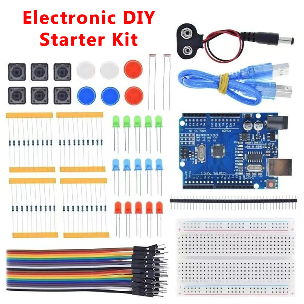 Diy Electronics Lab - مجموعة أدوات إلكترونية للمبتدئين لـ Arduino