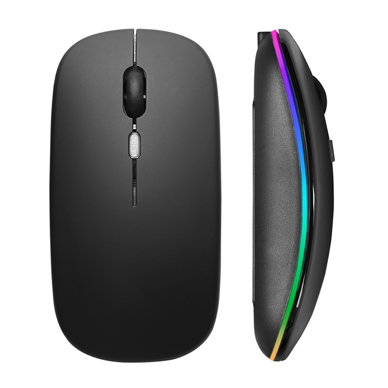 Diy Mouse Electronics - ماوس لاسلكي RGB قابل لإعادة الشحن