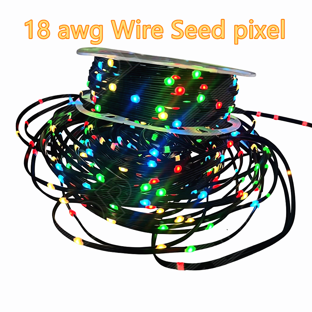 Diy Electronics Address - سلك بيكسل 18AWG، أسمك سلك، أضواء