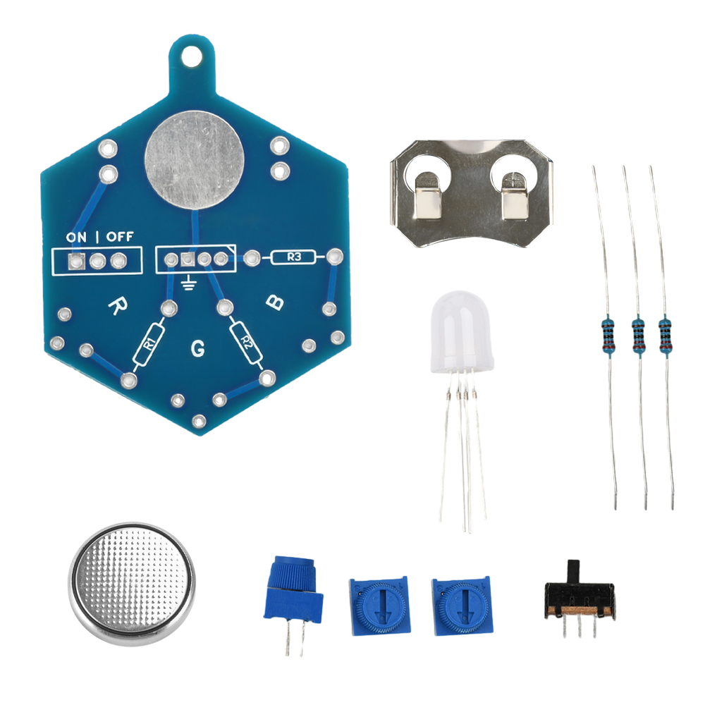 Diy Electronics Lab - RGB LED ضوء لوحة دوائر كهربائية