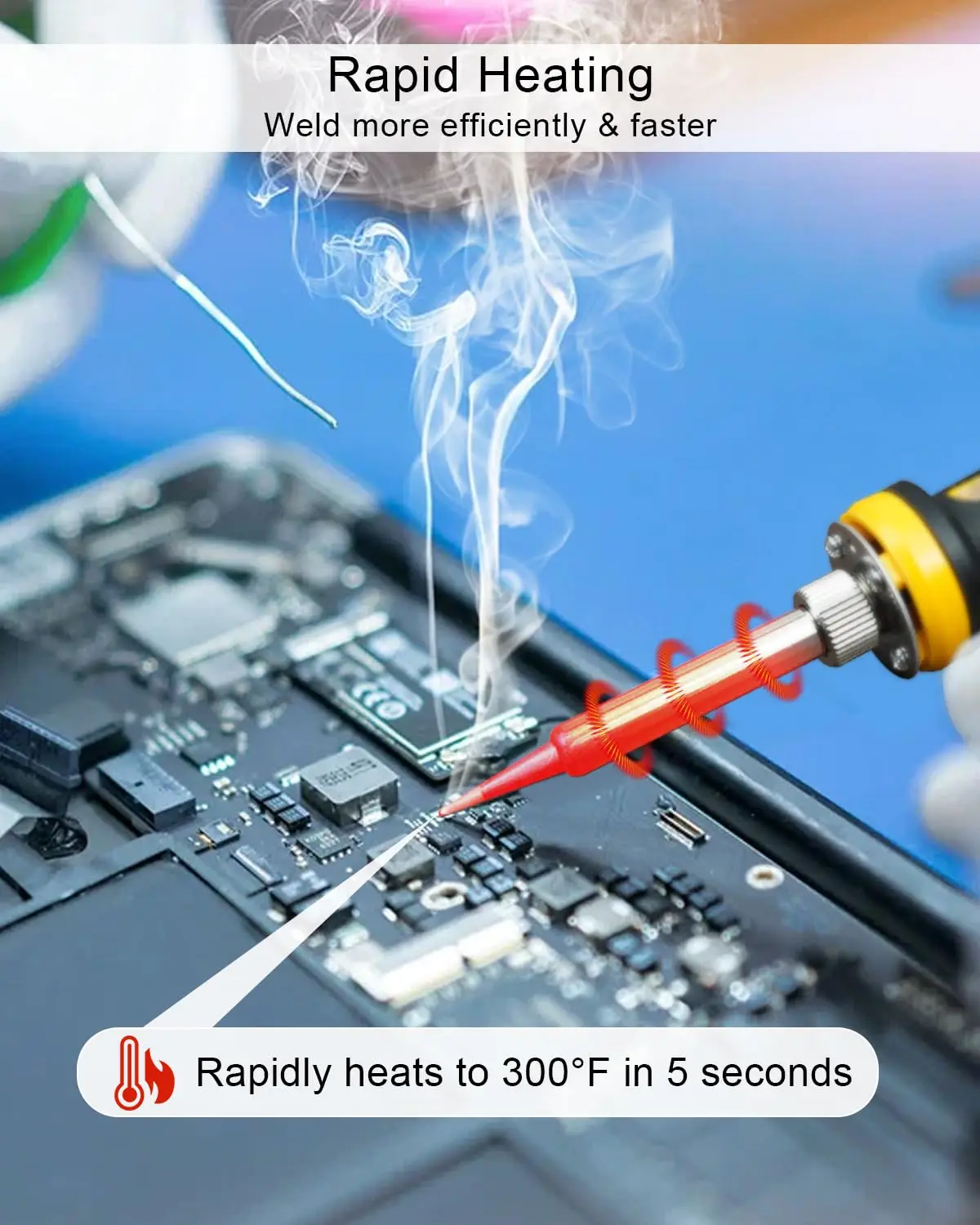 مجموعة مكواة لحام محمولة متواف - مراجعة Diy Electronics News وسعره