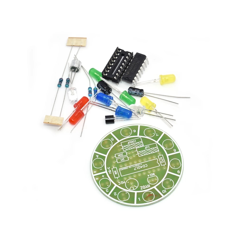 CD4017 التحكم الصوتي الملون ال - مراجعة Diy Electronics Lab وسعره