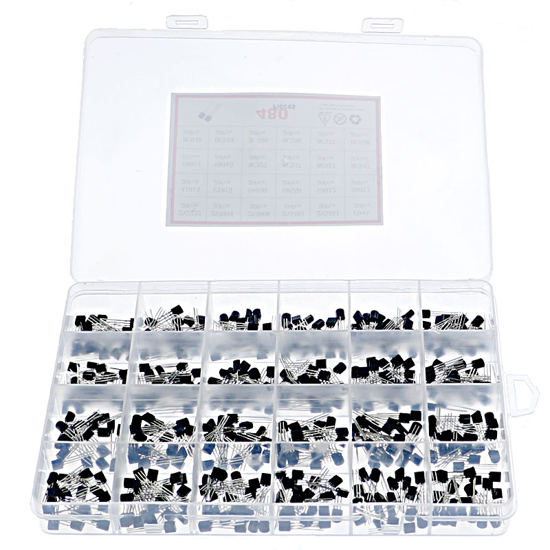 480 قطعة/صندوق 24 أنواع السيلي - مراجعة Mosfet Transistor Set وسعره