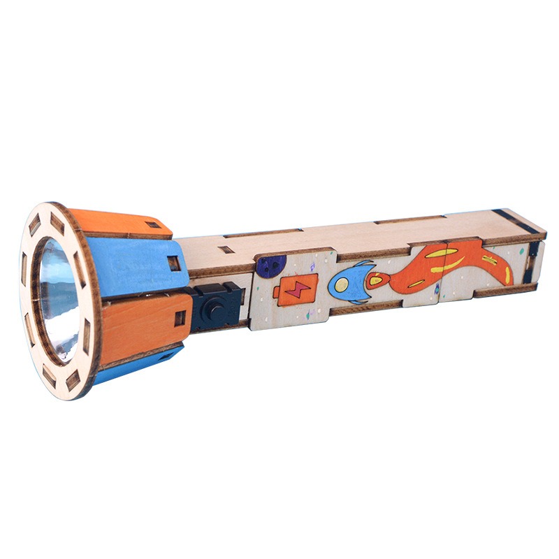 مجموعة مصابيح يدوية خشبية ذاتي - مراجعة Diy Electronics Projects For Kids وسعره