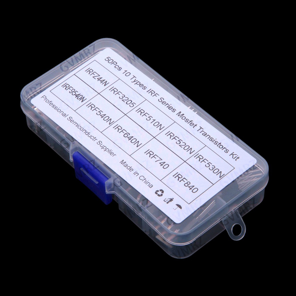 10 قيم TO-220 ​ ​ 50 قطعة من ت - مراجعة Mosfet Transistor Set وسعره