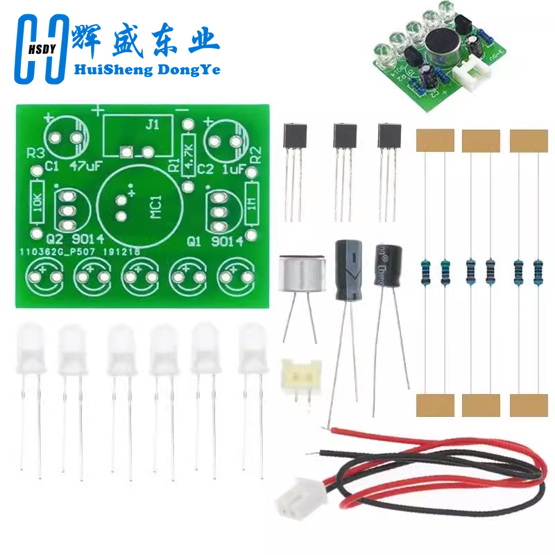 3 فولت-5.5 فولت صوت مصباح التح - مراجعة Diy Electronics Lab وسعره