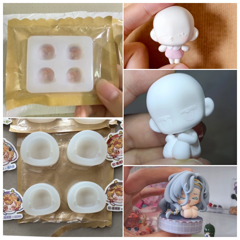 قالب سيليكون لوجه دمية بتصميم  - مراجعة Diy Q وسعره