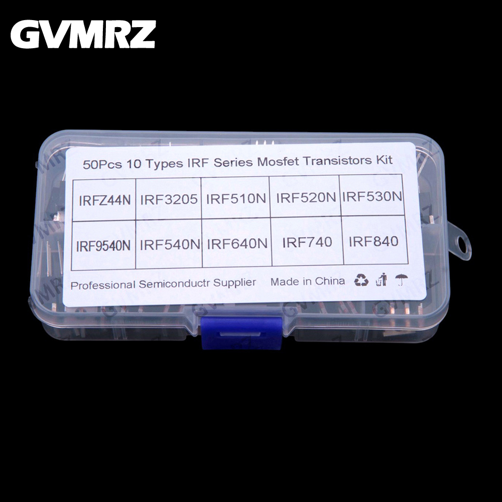 10 قيمات ​ ​ 50 قطعة من ترانزس - مراجعة Mosfet Transistor Set وسعره