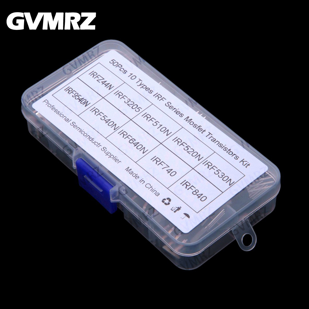 10 قيمات ​ ​ 50 قطعة من ترانزس - مراجعة Mosfet Transistor Set وسعره