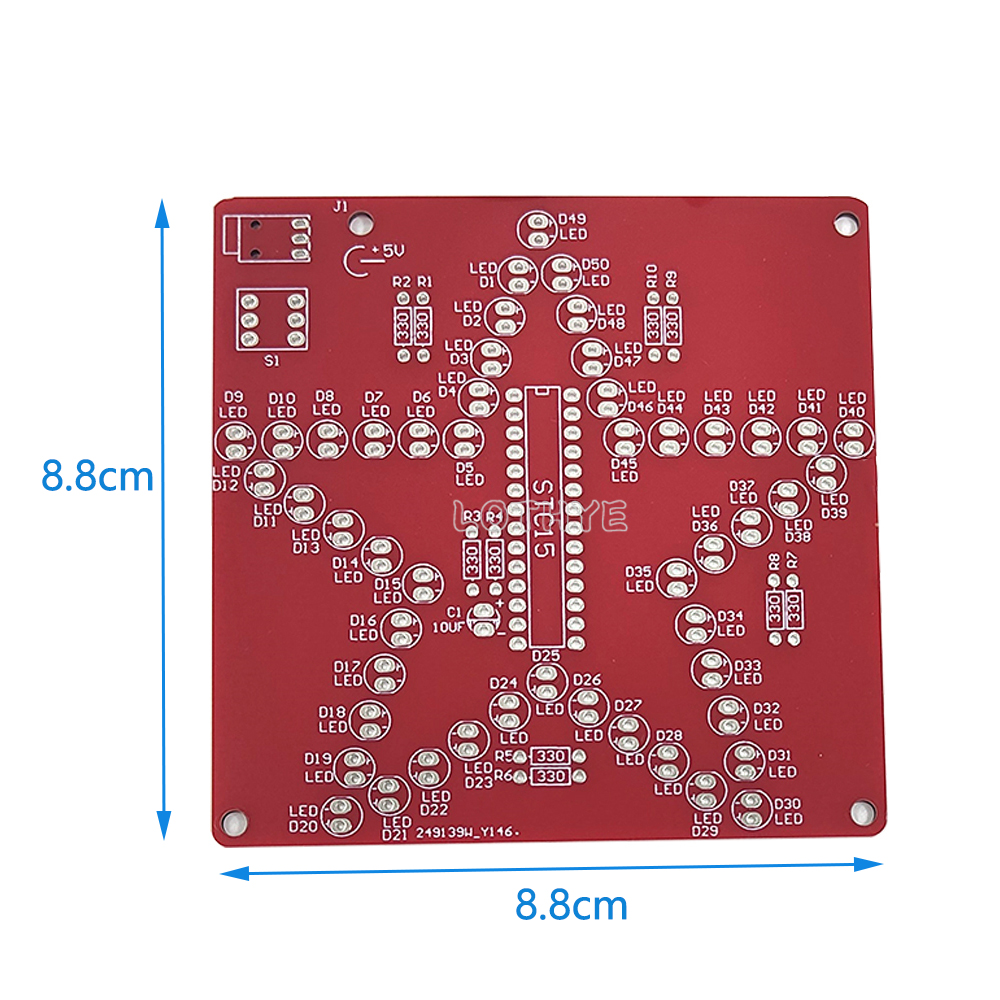 الملونة المبهرة LED الخماسي RG - مراجعة Diy Electronics News وسعره