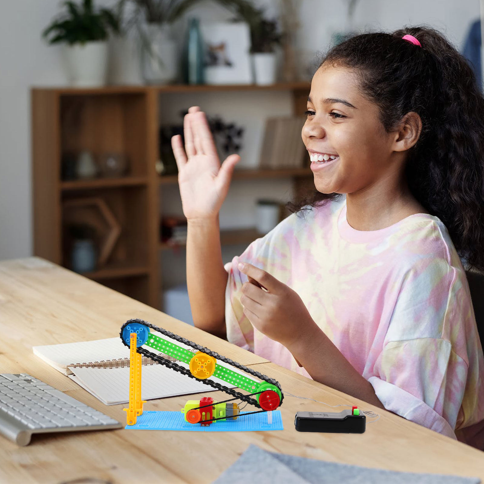 مجموعة ناقل حزام كهربائي STEM، - مراجعة Diy Electronics Projects For Kids وسعره