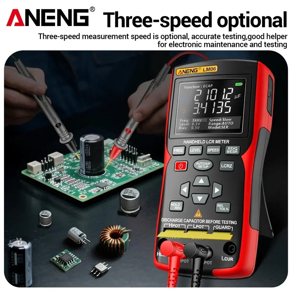 جهاز قياس LCR Bridge LM06 الإل - مراجعة Diy Electronics Workshop وسعره