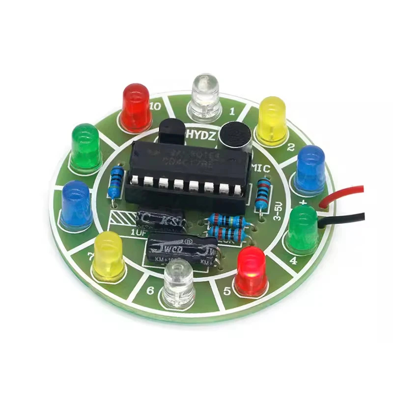 CD4017 التحكم الصوتي الملون ال - مراجعة Diy Electronics Lab وسعره
