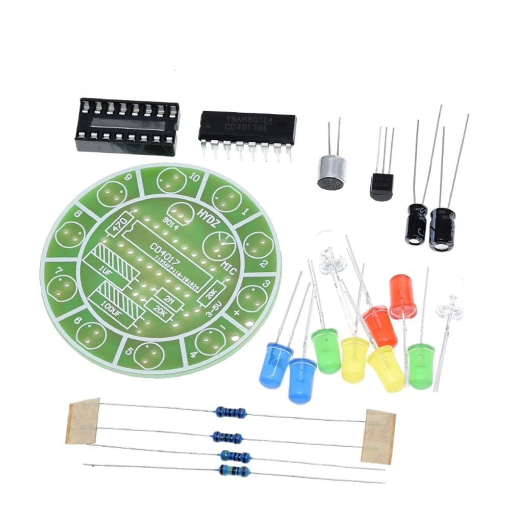 CD4017 التحكم الصوتي الملون ال - مراجعة Diy Electronics Lab وسعره