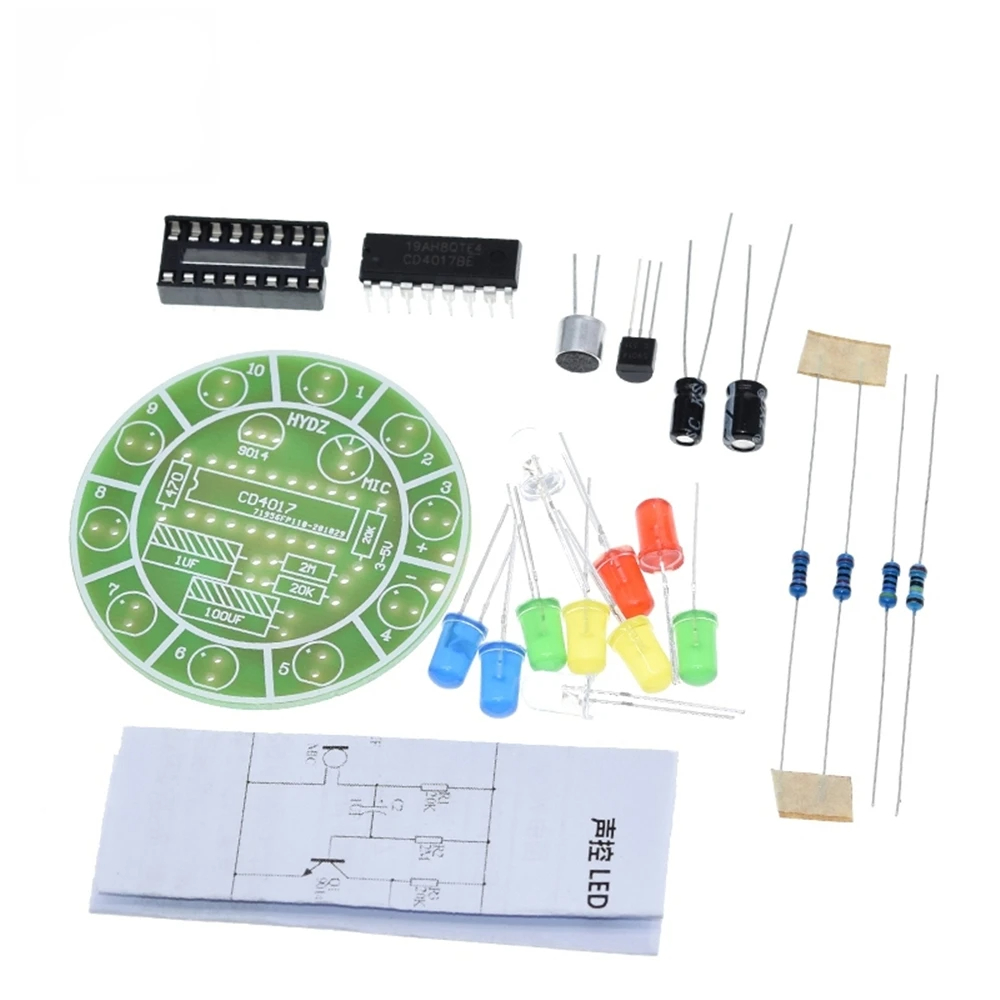 CD4017 التحكم الصوتي الملون ال - مراجعة Diy Electronics Lab وسعره