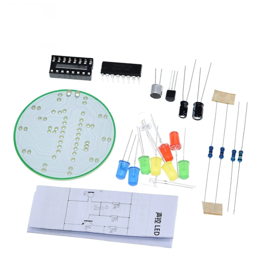 CD4017 التحكم الصوتي الملون ال - مراجعة Diy Electronics Lab وسعره