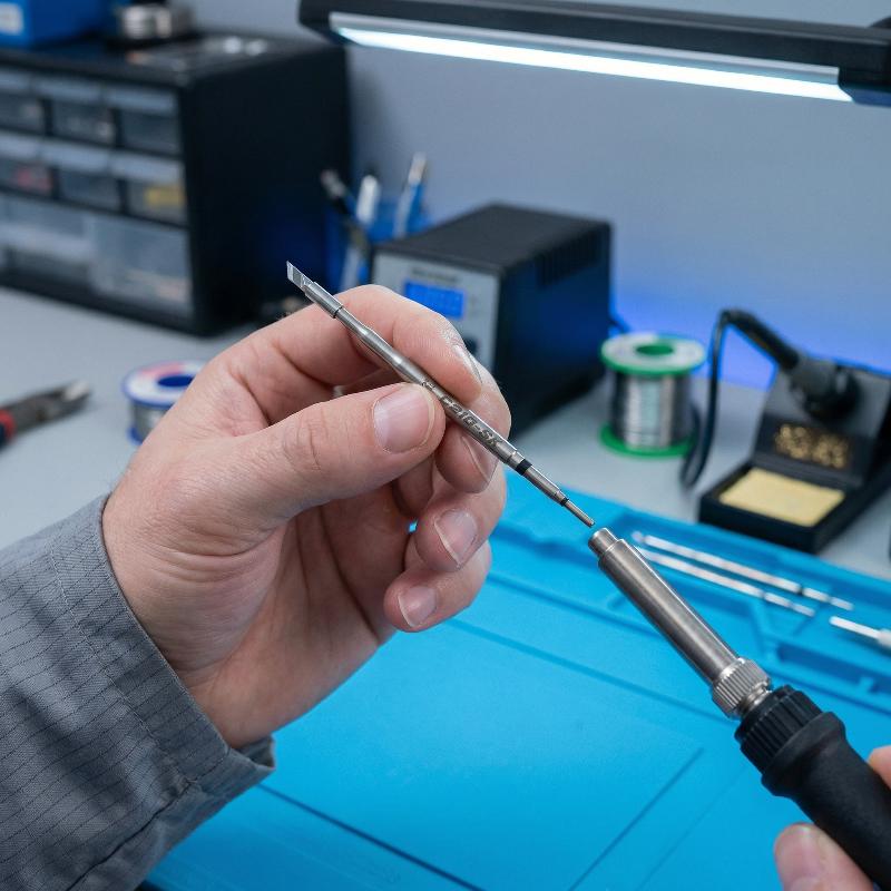 رأس مكواة لحام عالي الدقة من س - مراجعة Diy Electronics Workshop وسعره