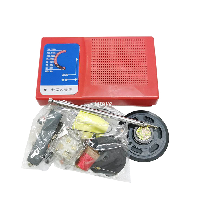 FM AM راديو محمول تجربة التدري - مراجعة Diy Electronics Lab وسعره