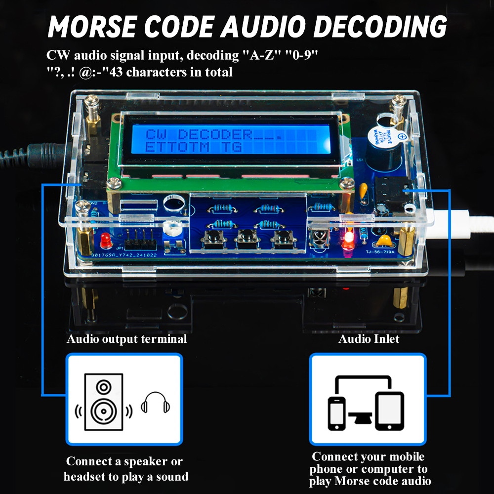 فك تشفير التلغراف DIY مع مجموع - مراجعة R/Diy Electronics وسعره