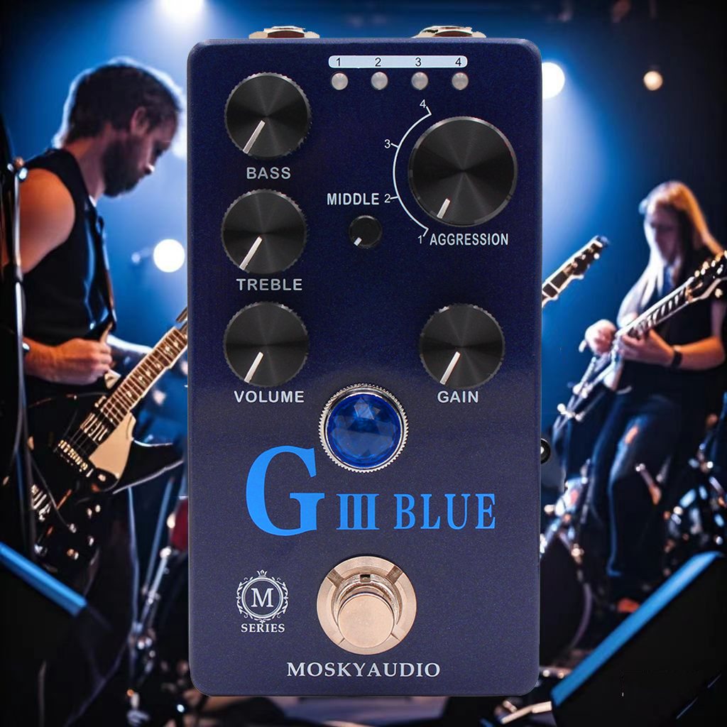 G III الأزرق سق أربعة نماذج صح - مراجعة Diy Guitar Electronics وسعره