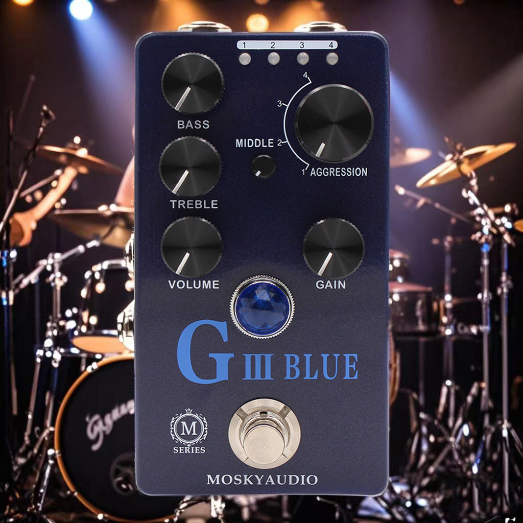 G III الأزرق سق أربعة نماذج صح - مراجعة Diy Guitar Electronics وسعره