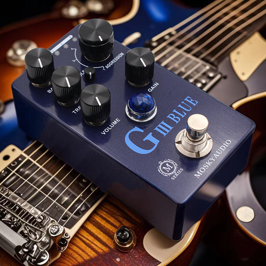 G III الأزرق سق أربعة نماذج صح - مراجعة Diy Guitar Electronics وسعره