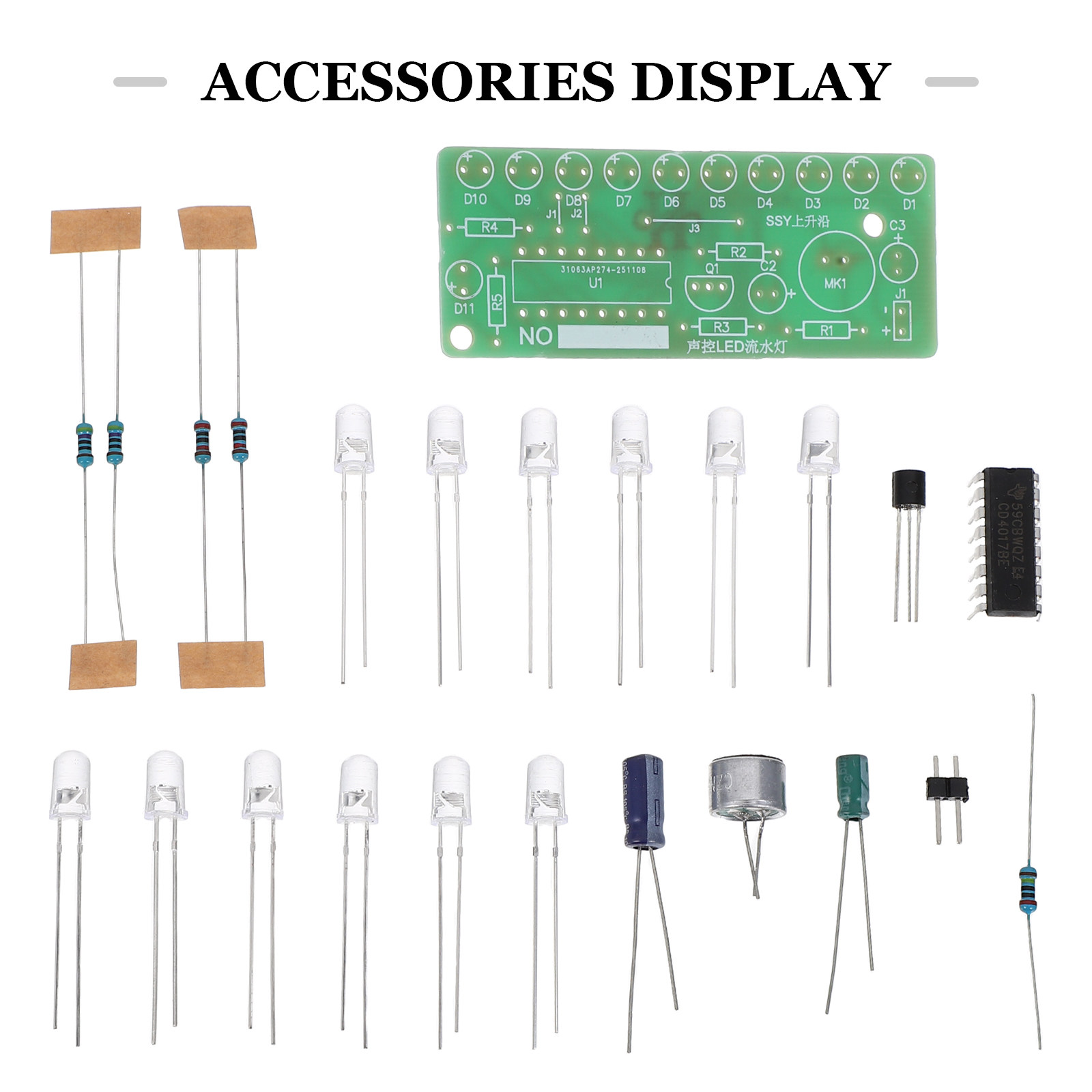 طقم تدريب على لحام LED مكون من - مراجعة Diy Electronics Projects For Kids وسعره