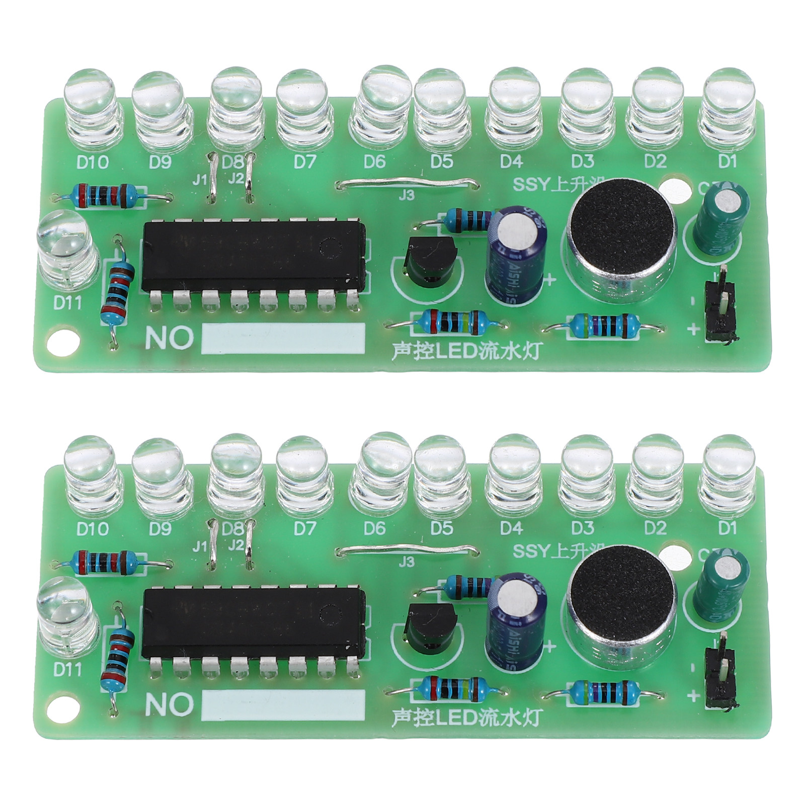 طقم تدريب على لحام LED مكون من - مراجعة Diy Electronics Projects For Kids وسعره