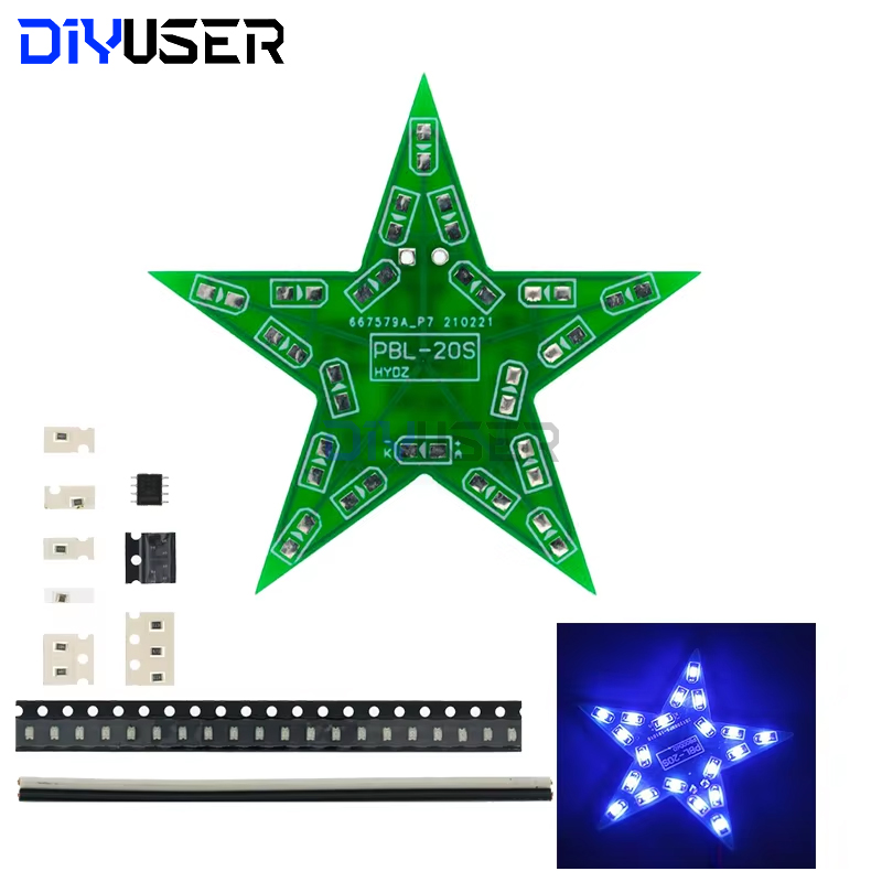تدريب الطلاب DIY Kit الخماسية  - مراجعة Diy Electronics News وسعره