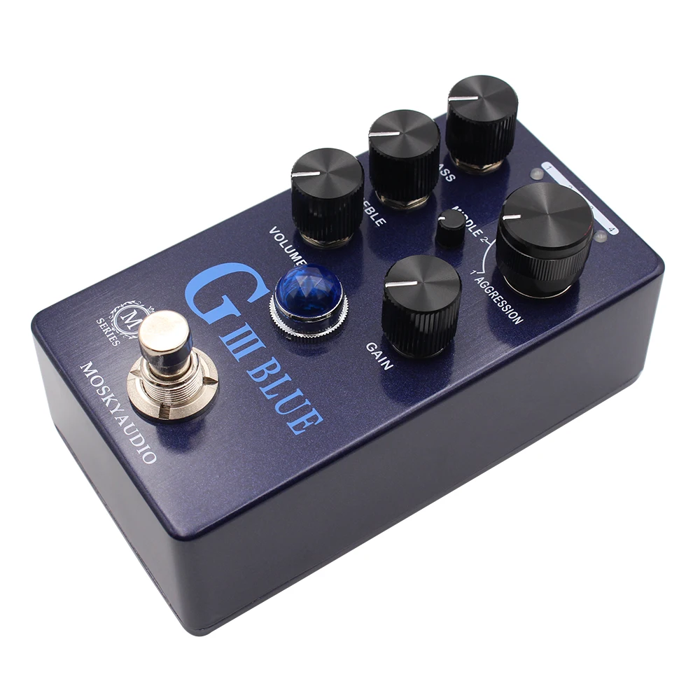 دواسة تأثير Mosky G III BLUE O - مراجعة Diy Guitar Electronics وسعره