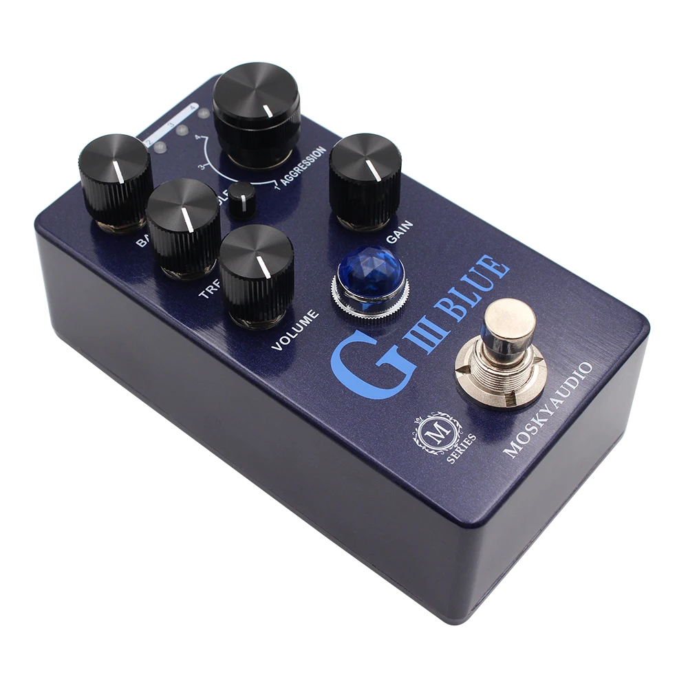 دواسة تأثير Mosky G III BLUE O - مراجعة Diy Guitar Electronics وسعره