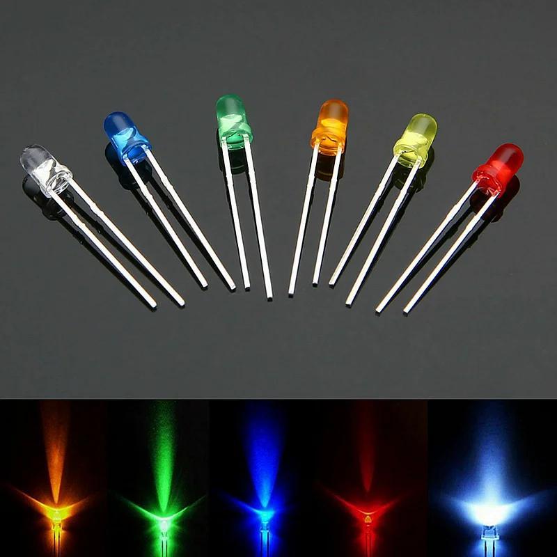 100/200 قطعة مجموعة ديودات LED - مراجعة R/Diy Electronics وسعره