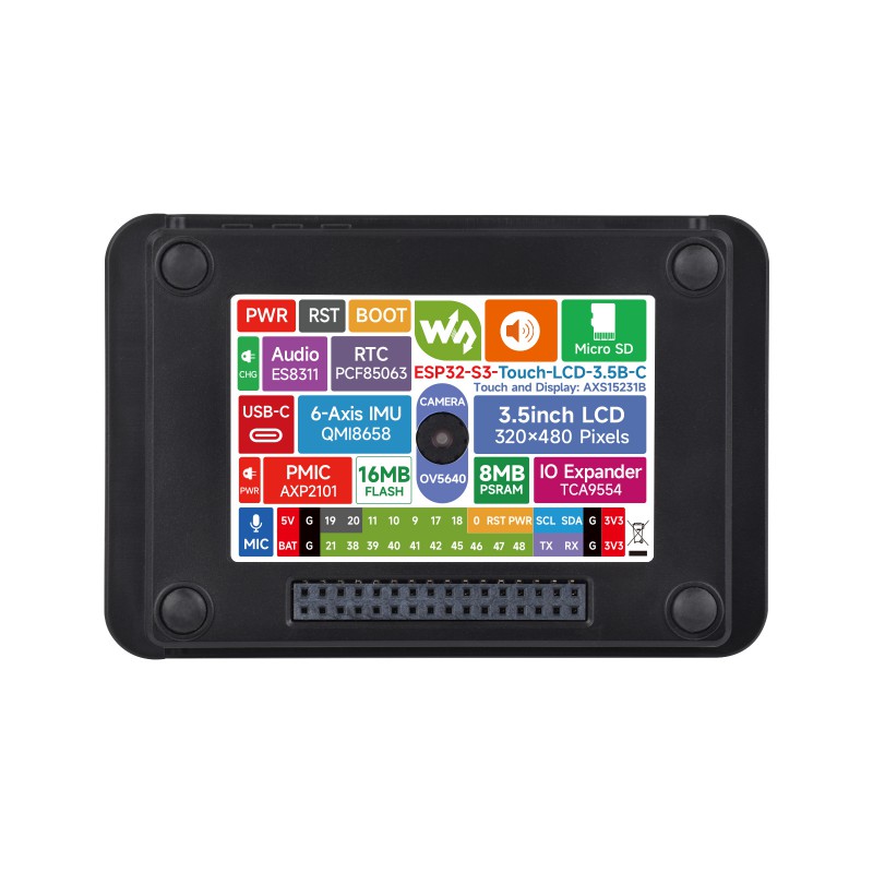 لوحة ESP32-S3 بشاشة لمس LCD مق - مراجعة Diy Electronics Kits وسعره