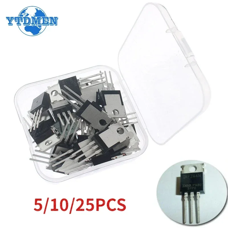 5-25 قطعة IRFZ44N TO220 IRFZ44 - مراجعة Mosfet Transistor Set وسعره