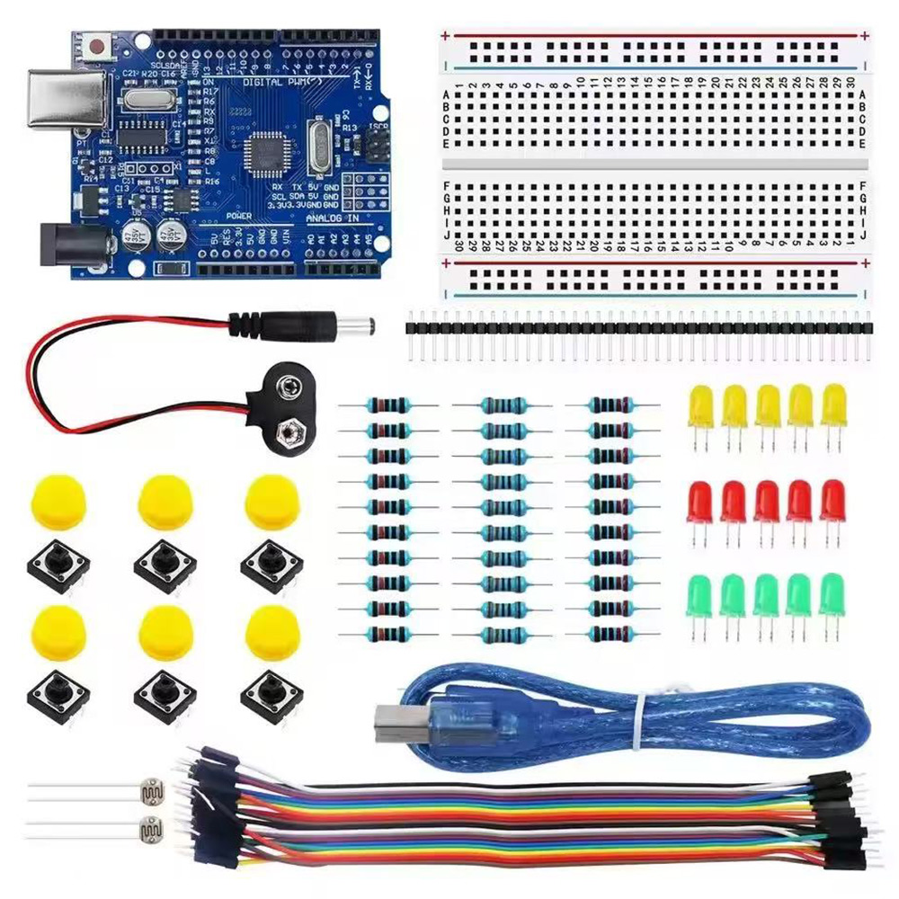 مجموعة أدوات إلكترونية للمبتدئ - مراجعة Diy Electronics Lab وسعره