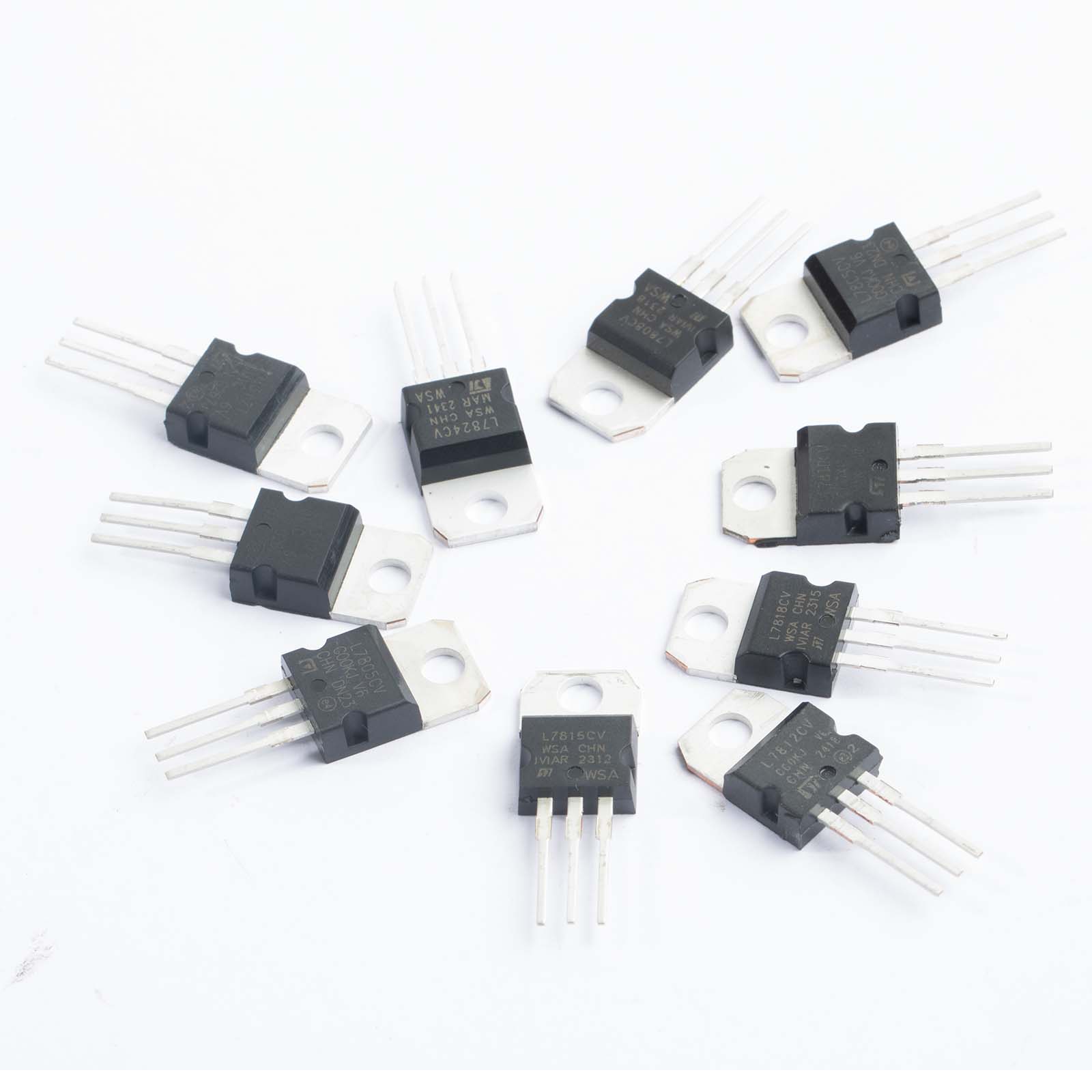 مجموعة منظم الجهد ، 10 قيم ، s - مراجعة Mosfet Transistor Set وسعره
