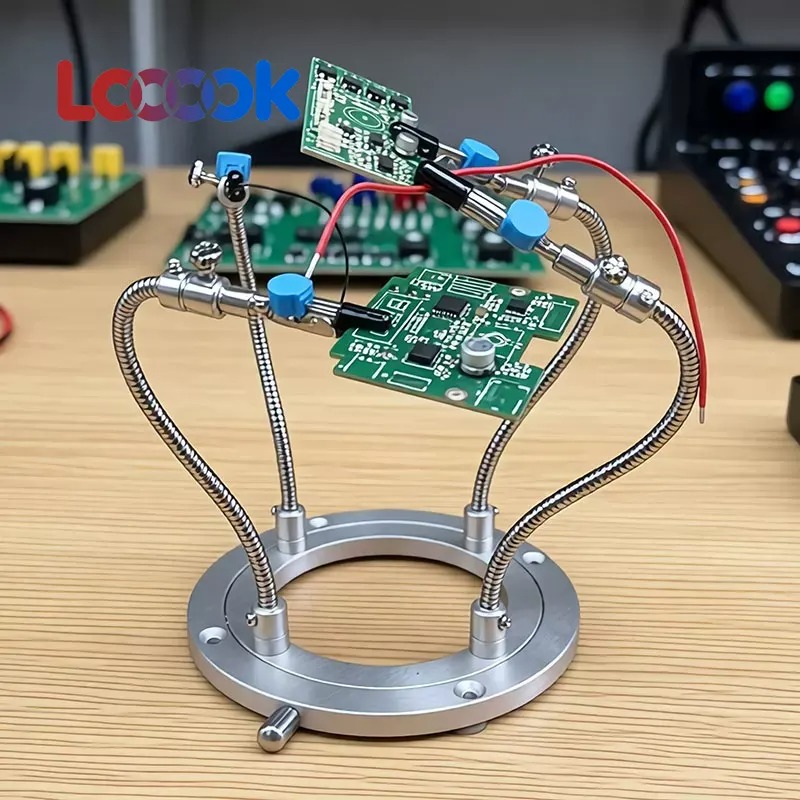 مشبك إلكتروني دوار للحام من Un - مراجعة Diy Electronics Stores وسعره