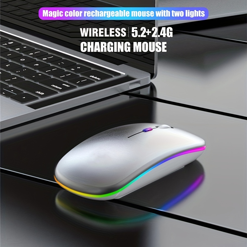 ماوس لاسلكي RGB قابل لإعادة ال - مراجعة Diy Mouse Electronics وسعره