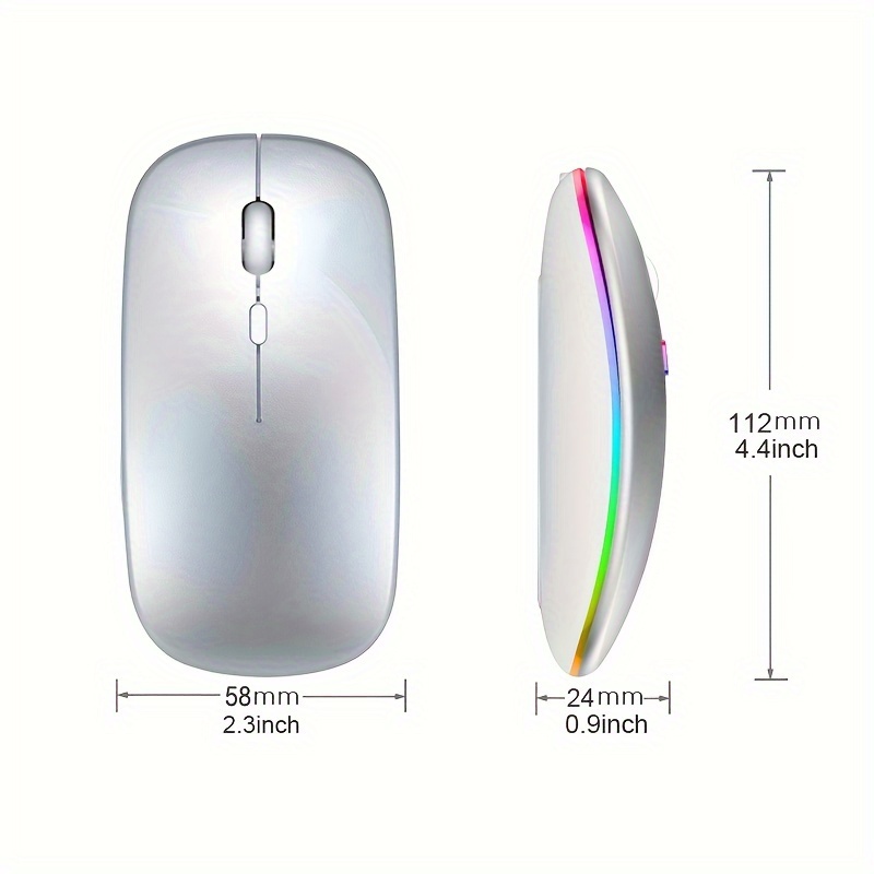 ماوس لاسلكي RGB قابل لإعادة ال - مراجعة Diy Mouse Electronics وسعره