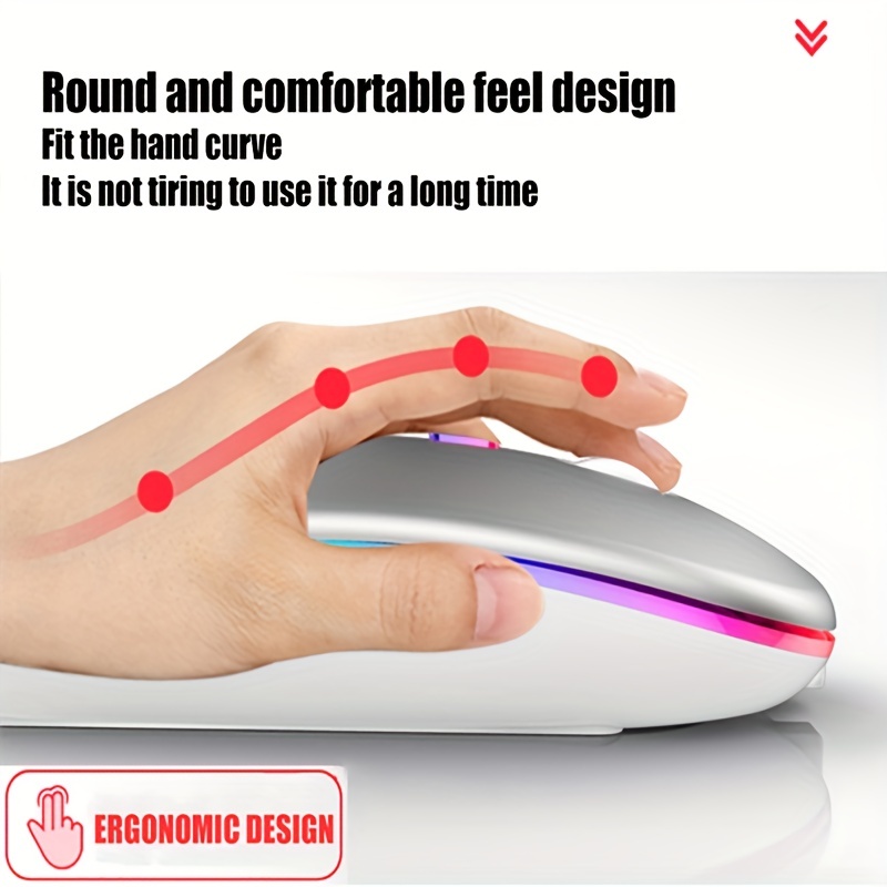 ماوس لاسلكي RGB قابل لإعادة ال - مراجعة Diy Mouse Electronics وسعره