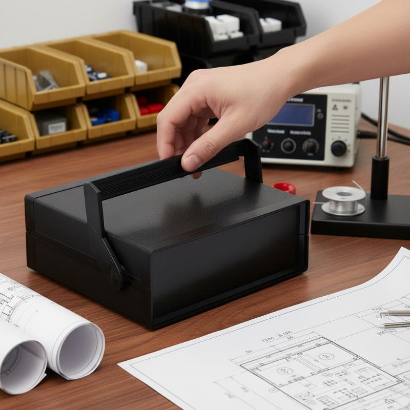 صندوق مشروع بلاستيكي أسود مقاو - مراجعة Diy Electronics Workshop وسعره
